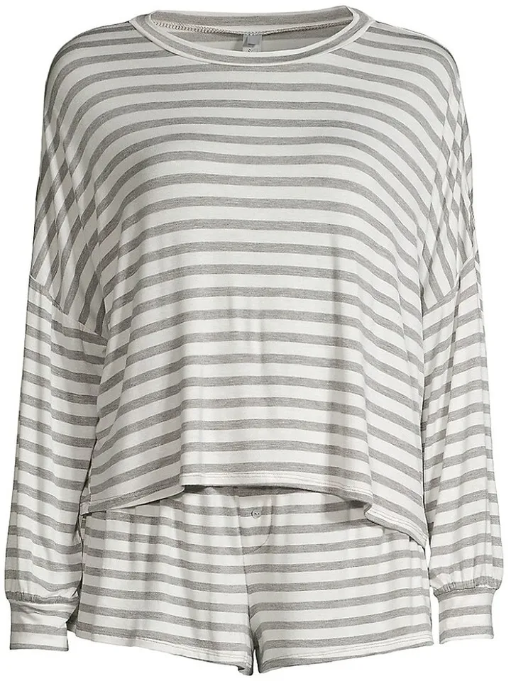 All American 2-Piece Striped Jersey Pajama Set