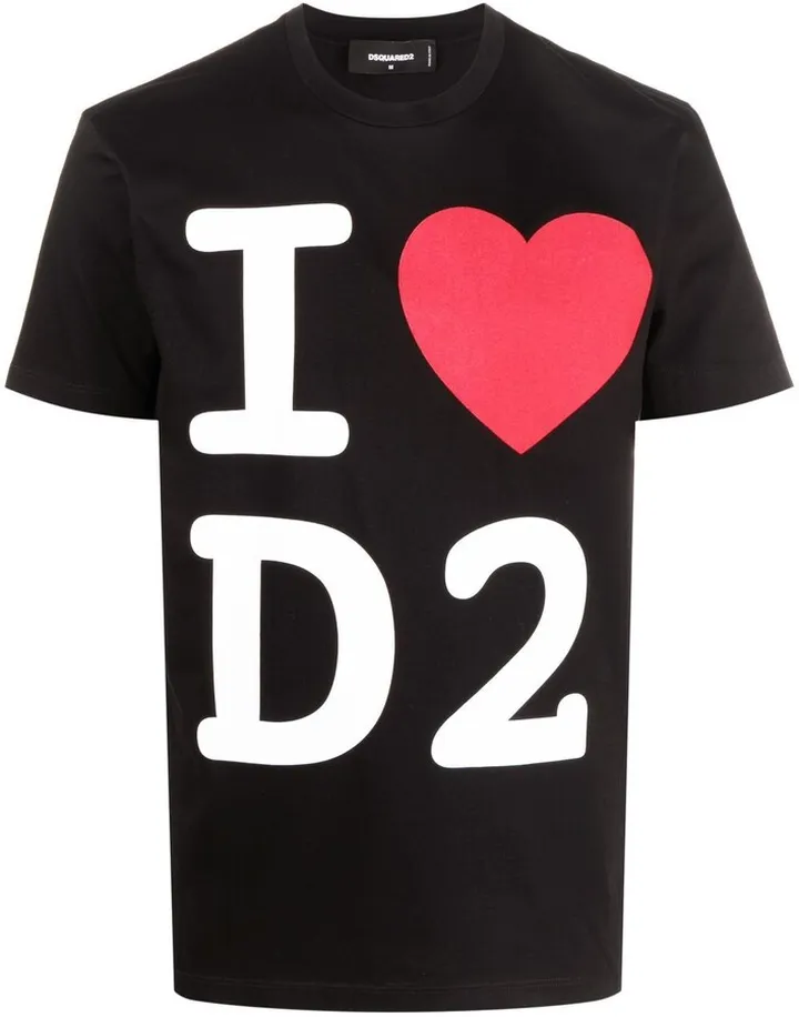 'I Love D2' Cool graphic-print T-shirt