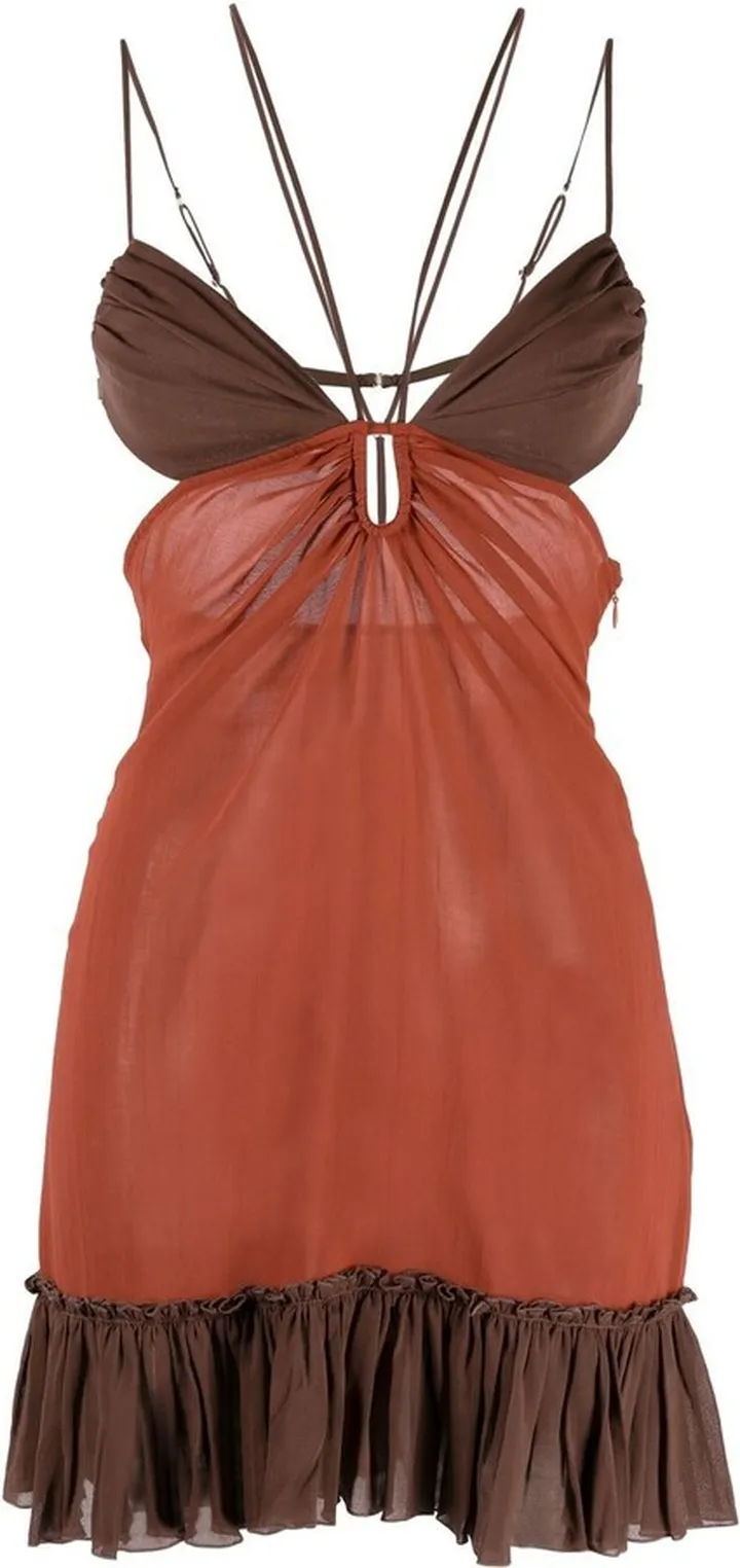 Cut-Out Detail Minidress