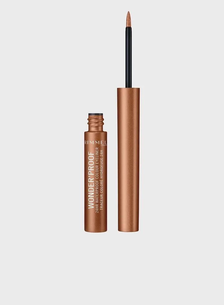 Rimmel Wonder'Proof 24HR Colour Eyeliner – 001 – True Copper, 6.7g