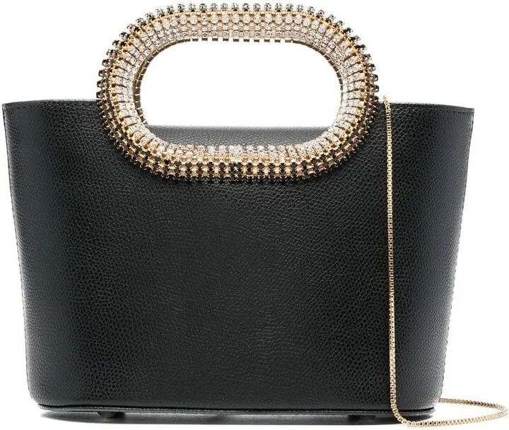 Crystal-Embellished Tote Bag