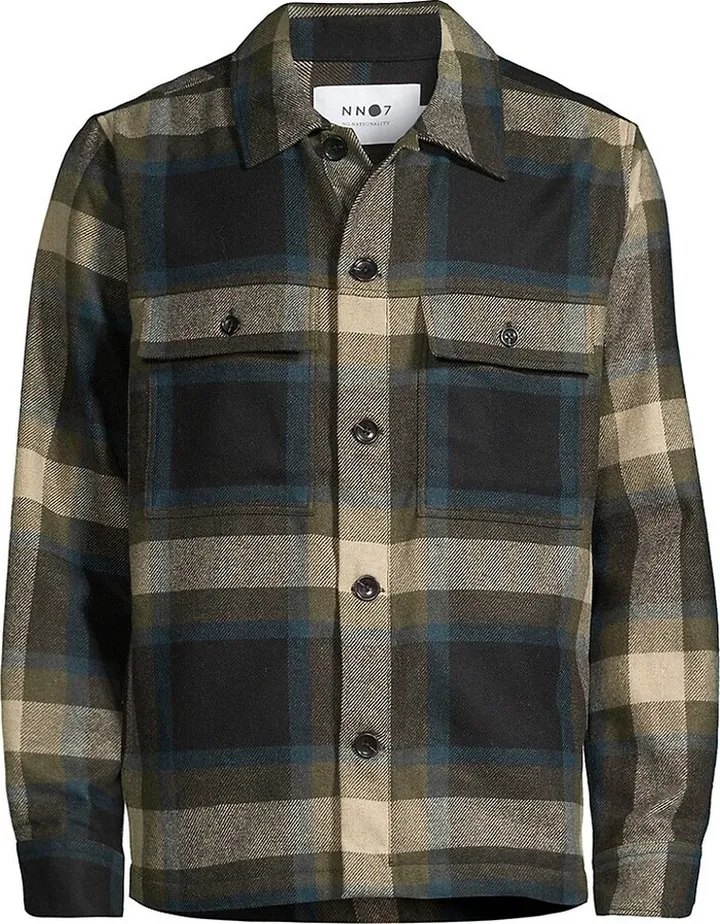Wilas Plaid Wool Shirt Jacket