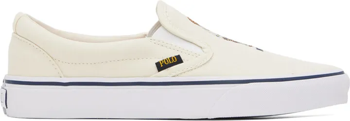 Polo Ralph Lauren Off-White Keaton Sneakers