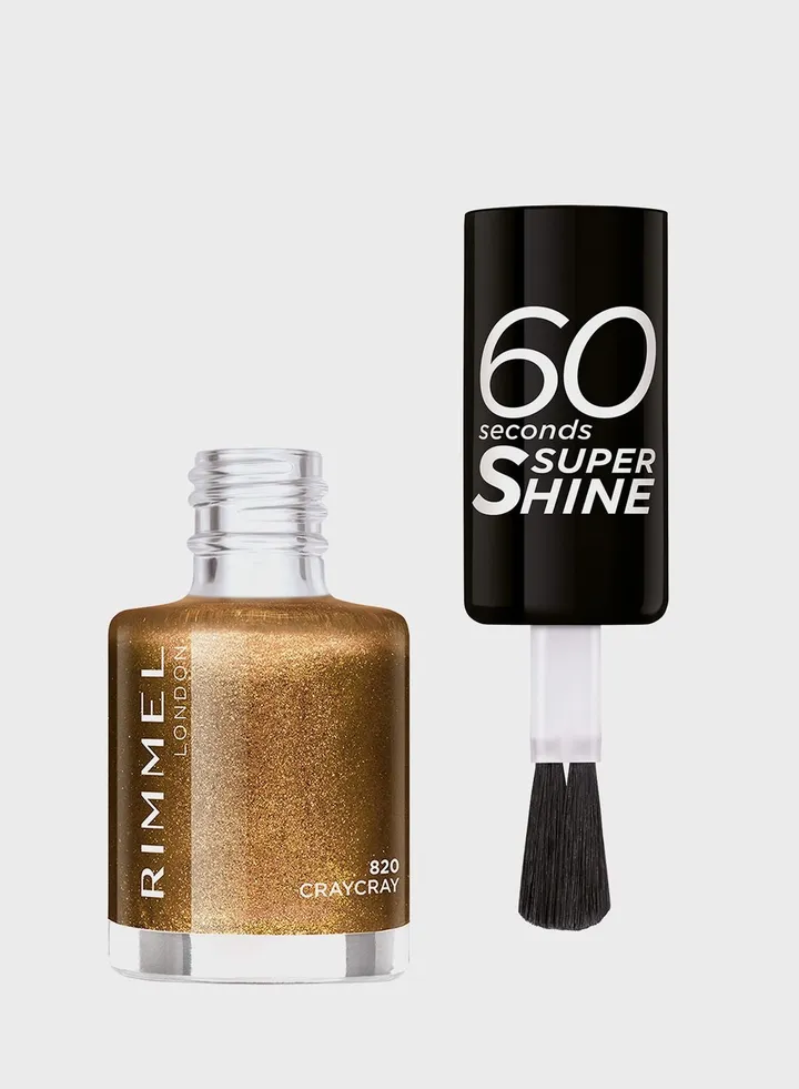 Rimmel 60 Seconds Super Shine Nail Polish – 820 – Craycray, 8ml