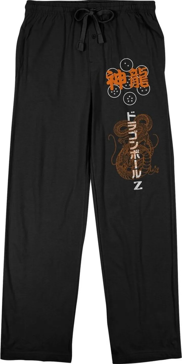 Dragon Ball Z Dragon Balls Men’s Black Sleep Pajama Pants-XXL