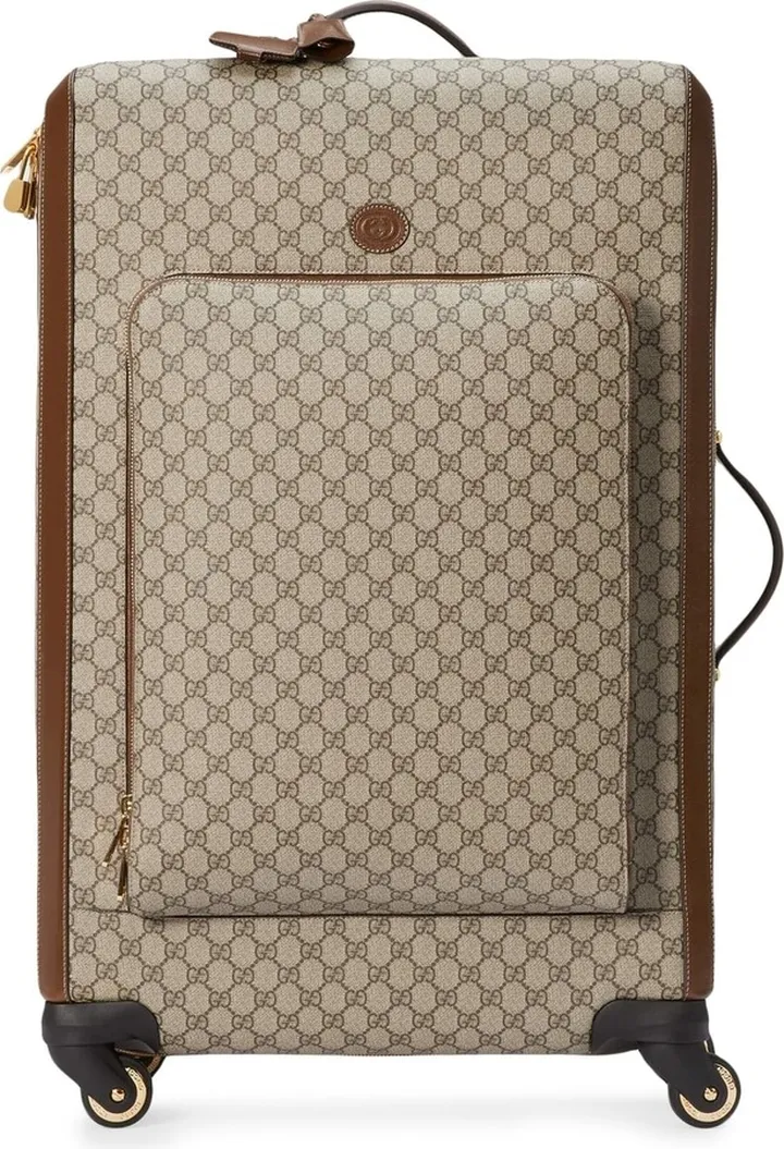 GG Supreme-canvas suitcase