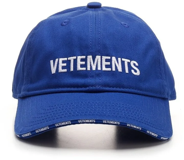 Vetements Logo Embroidered Cap