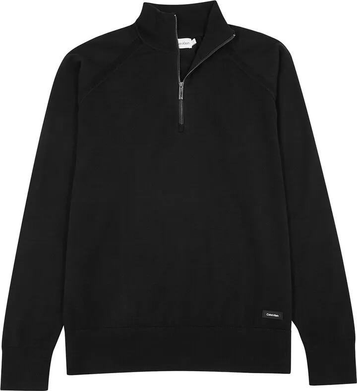 Calvin Klein Half-zip Knitted Jumper