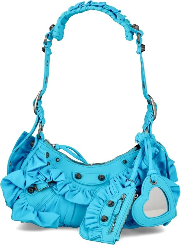Balenciaga Le Cagole XS Ruffled Shoulder Bag