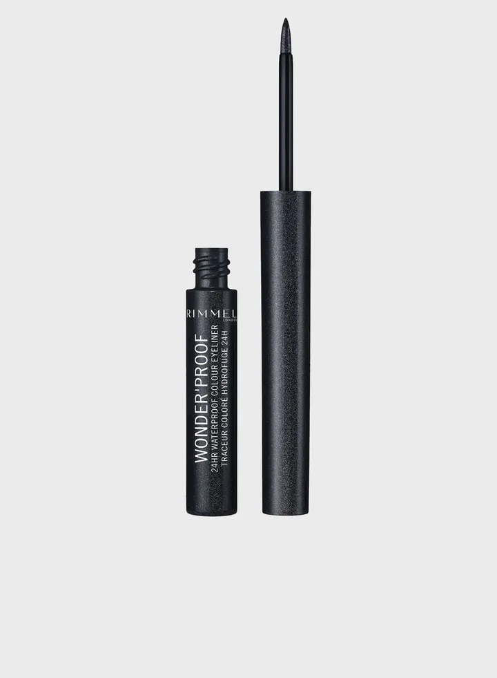 Rimmel Wonder'Proof 24HR Colour Eyeliner – 006 – Sparkly Anthracite, 6.7g