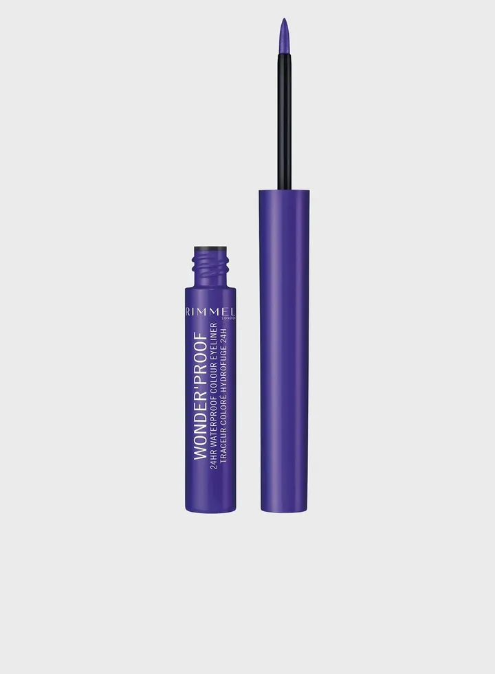Rimmel Wonder'Proof 24HR Colour Eyeliner – 004 – Deep Purple, 6.7g