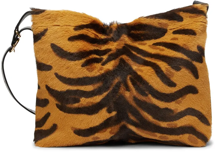 Jil Sander Black Small Tiger Shoulder Bag