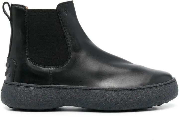 leather Chelsea boots