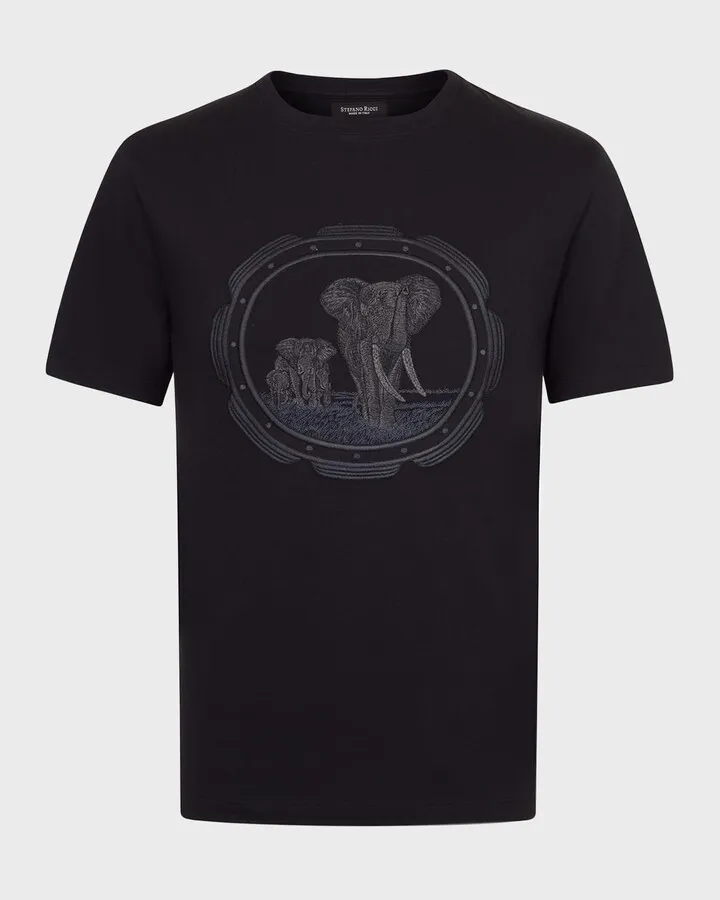 Men's 50th Anniversary Embroidered Elephant Tee