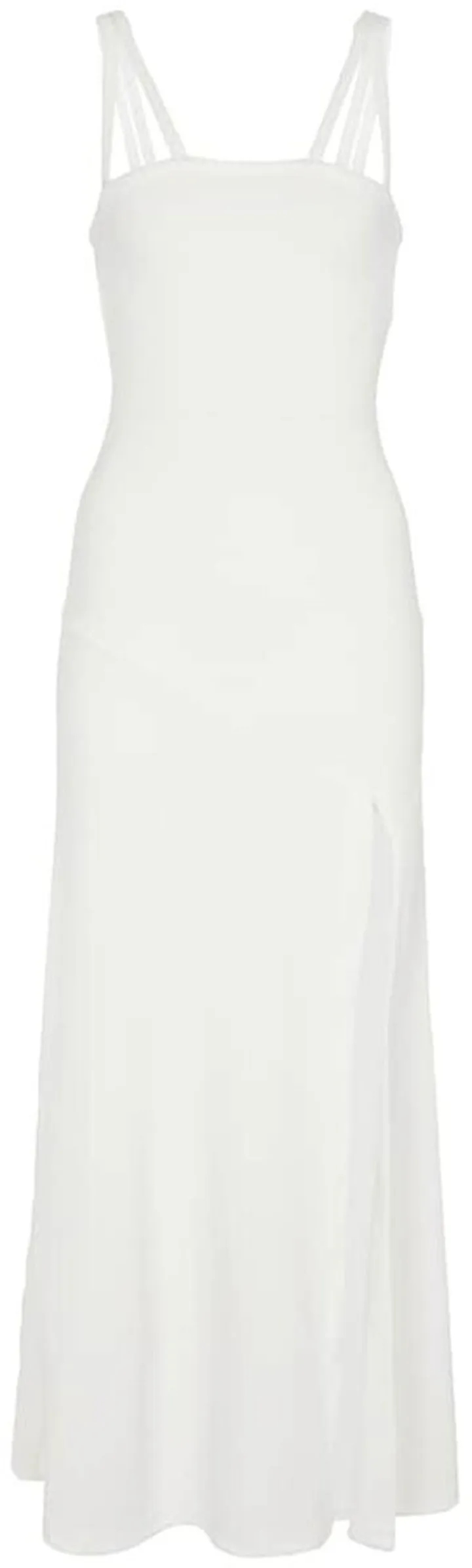 Floating Bra ribbed-knit dress