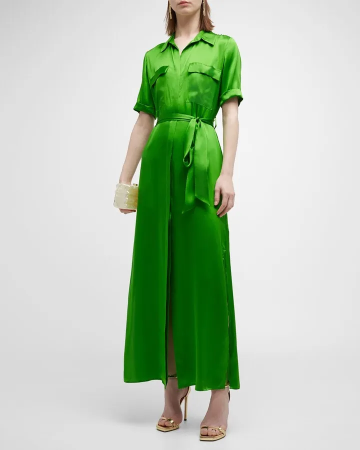 Klement Cargo-Pocket Maxi Dress