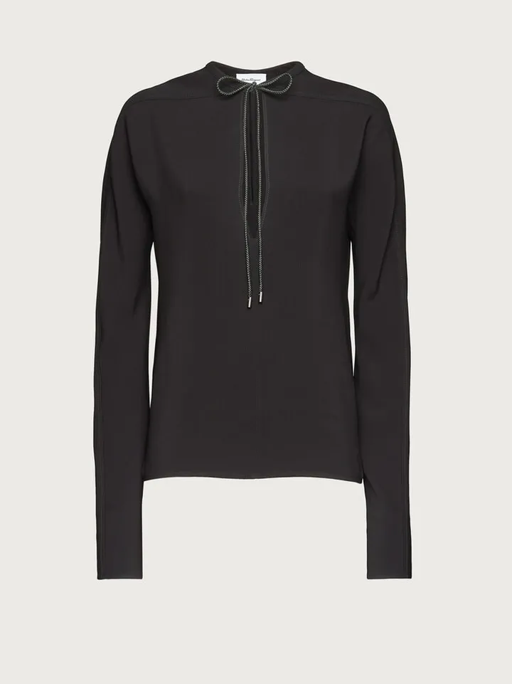 Ferragamo Women Viscose blouse Black