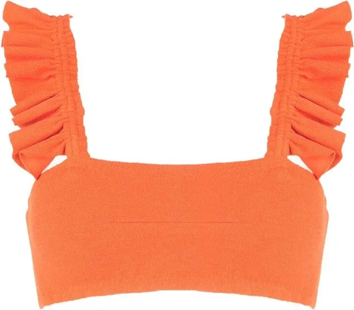 Zarbo square-neck bikini top
