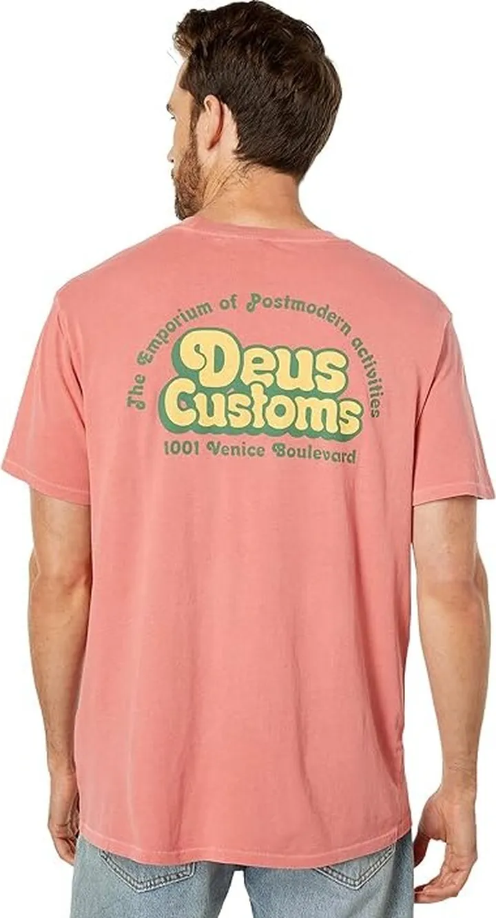 Deus Ex Machina Daisies Tee (Paprika) Men's Clothing