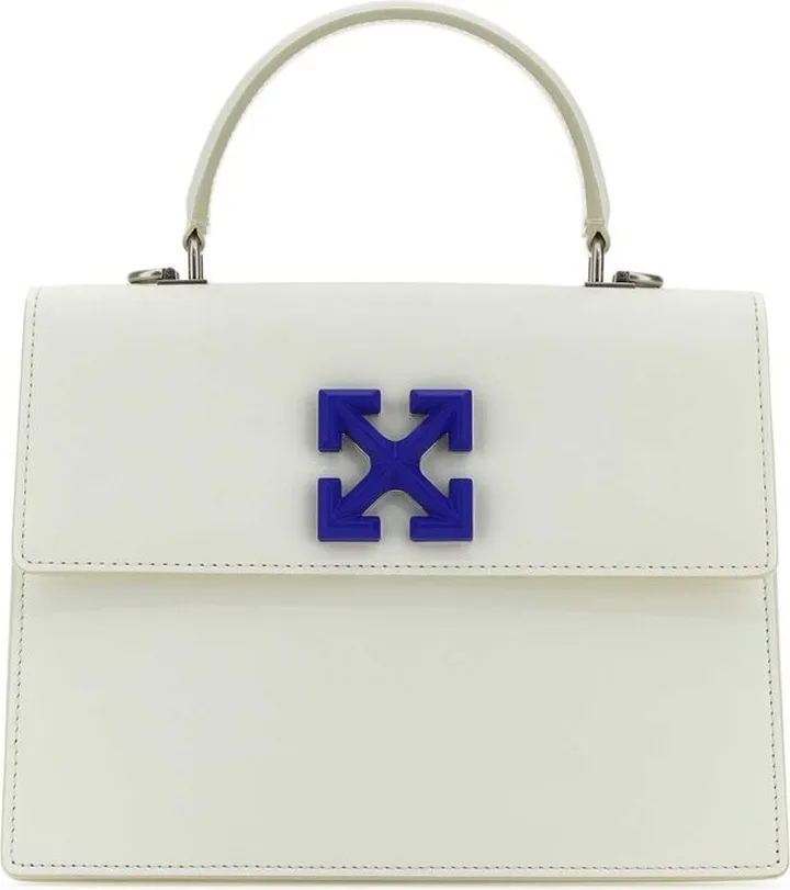Off-White Jitney 2.8 Logo Plaque Tote Bag