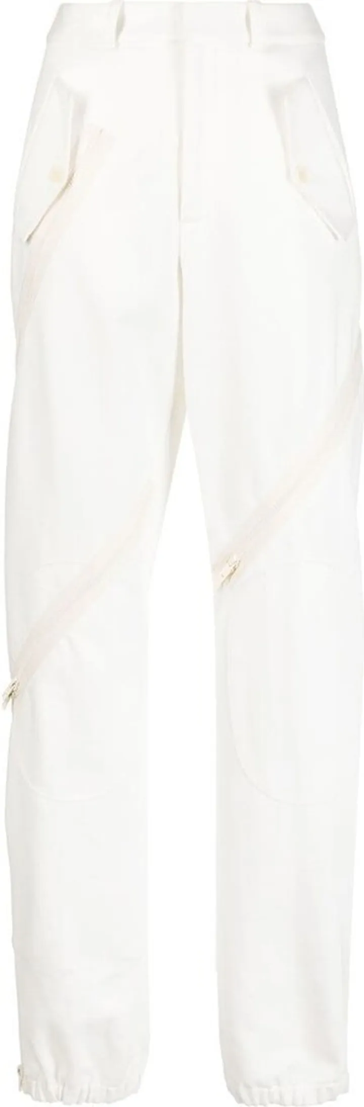Low-Rise Straight-Leg Trousers