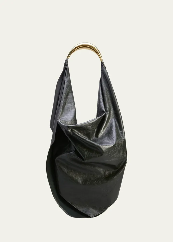 Bandana Slouchy Leather Shoulder Bag