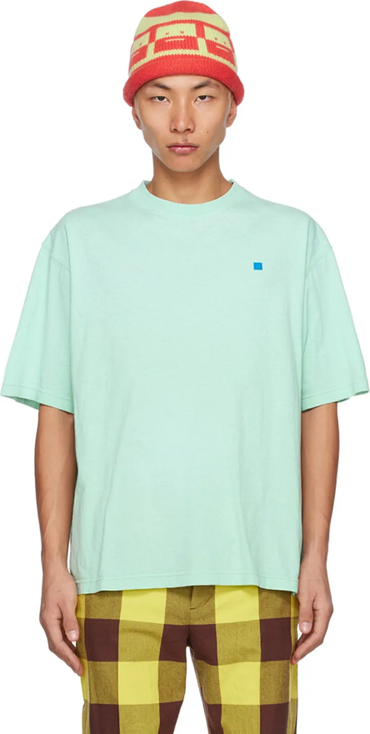 Acne Studios Green Embroidered T-Shirt