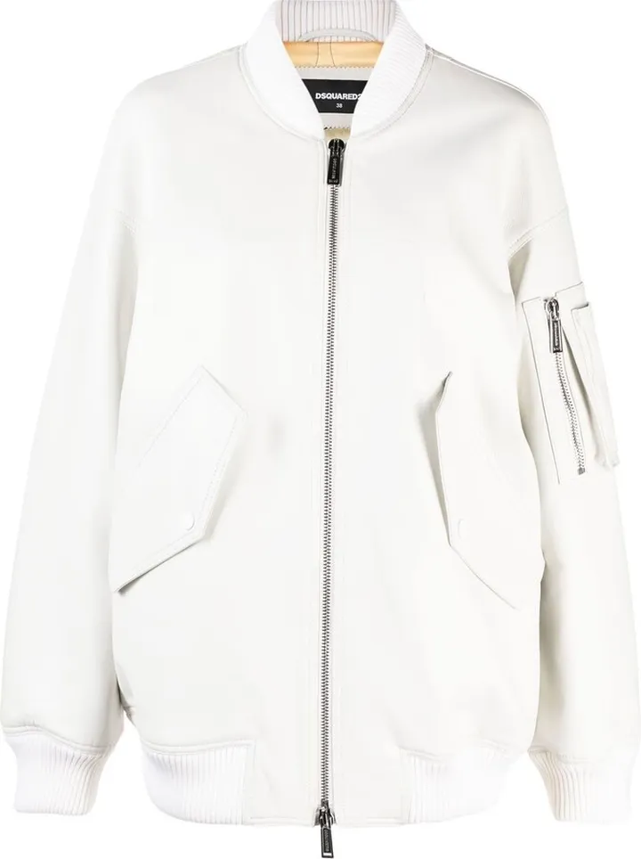 Leather Bomber Jacket