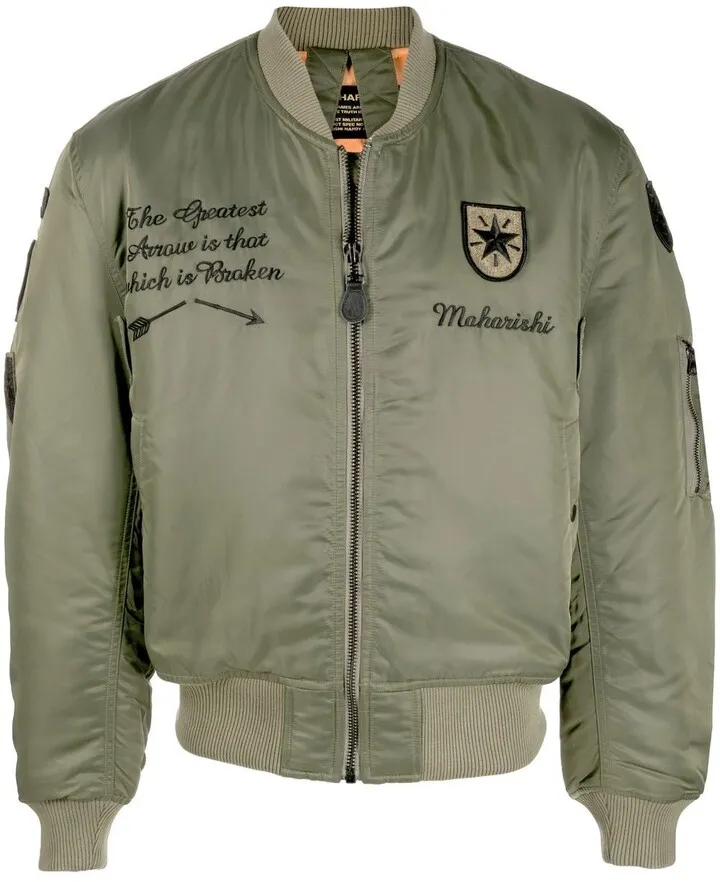 Embroidered Bomber Jacket