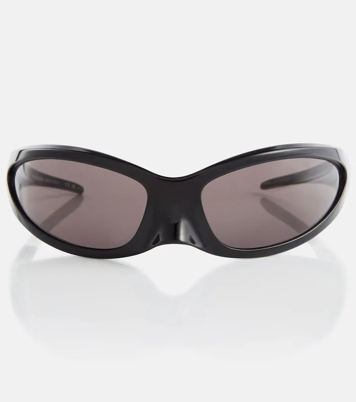 Skin oval sunglasses