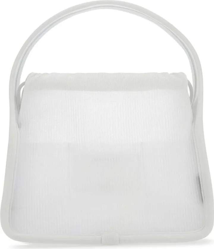 Alexander Wang Small Drawstring Ribbed Knit Tote Bag