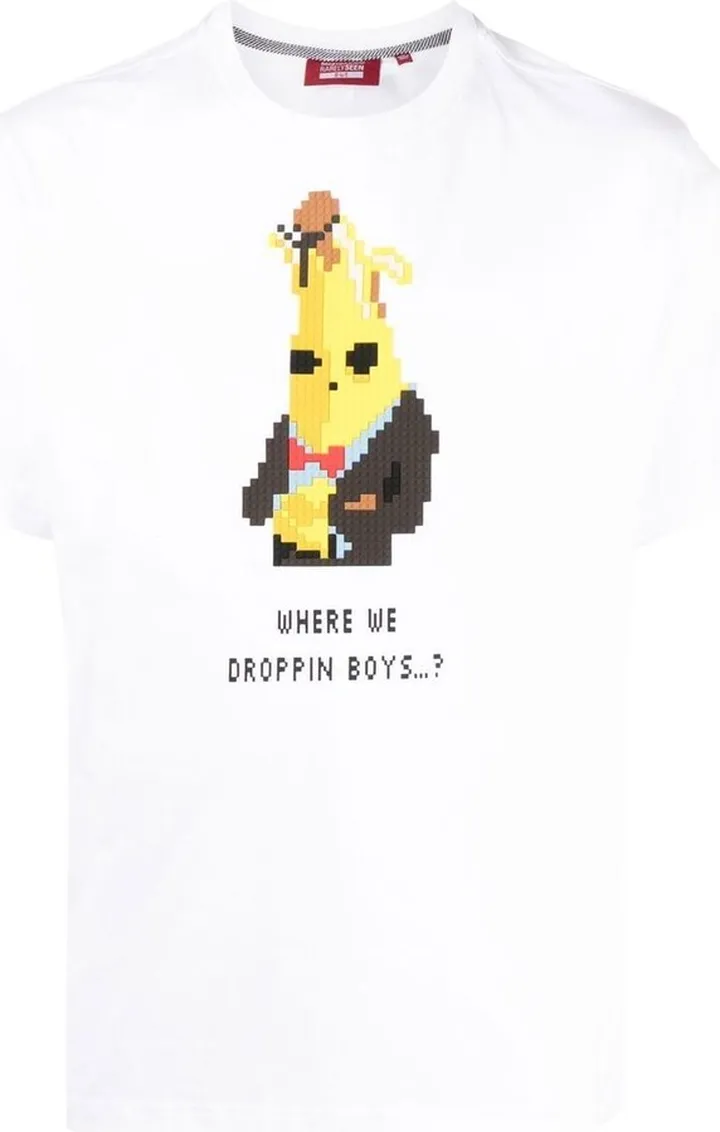 Where We Droppin' cotton t-shirt