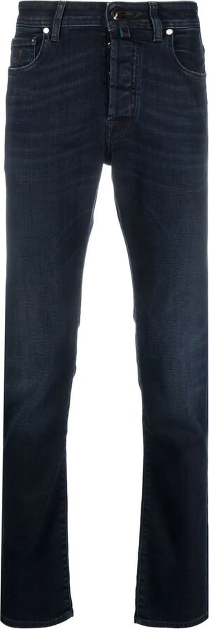 Mid-Rise Tapered Jeans