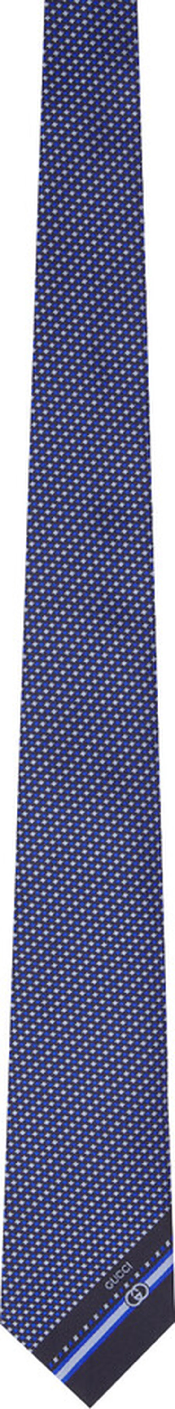 Gucci Navy Heritage Tie