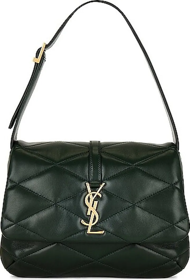 Saint Laurent Le 57 Shoulder Bag in Dark Green