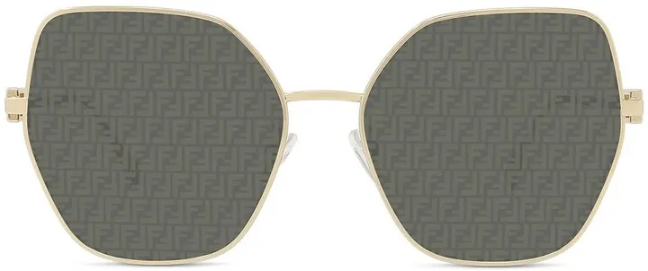 Baguette 59mm Geometric Sunglasses