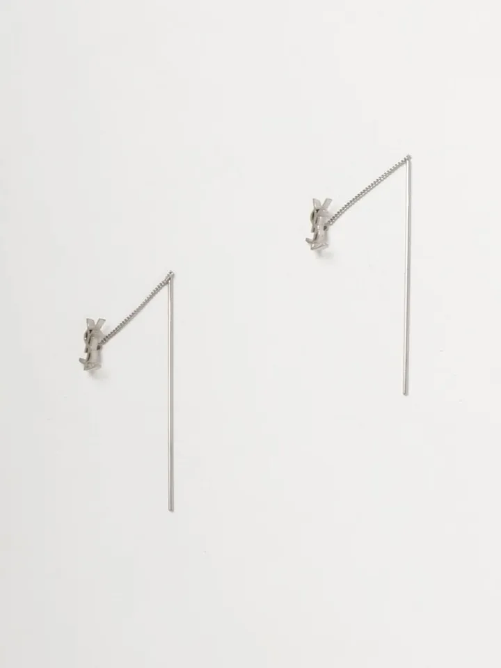 Cassandre Saint Laurent earrings in brass