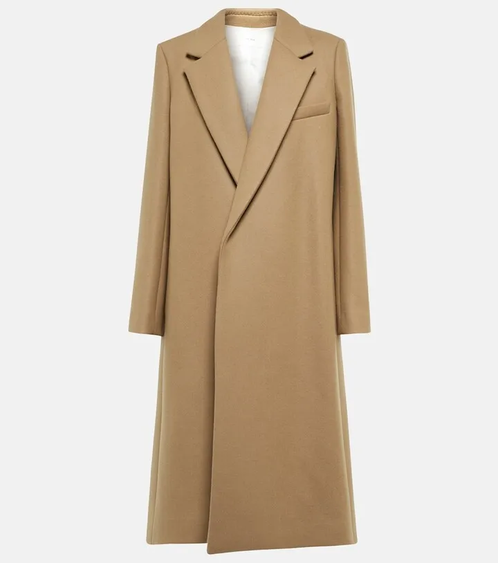 Wool-blend coat