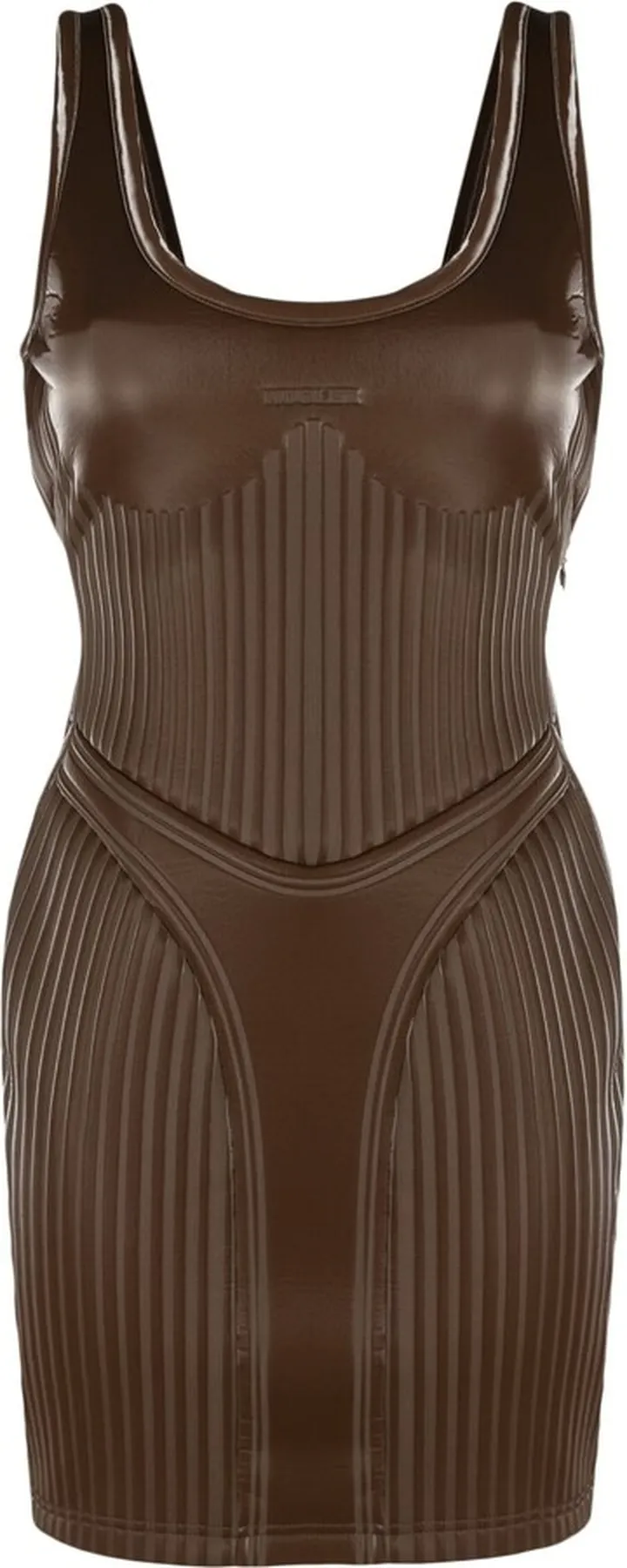 Embossed Scuba Minidress