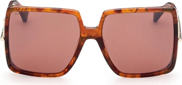 58mm Square Sunglasses