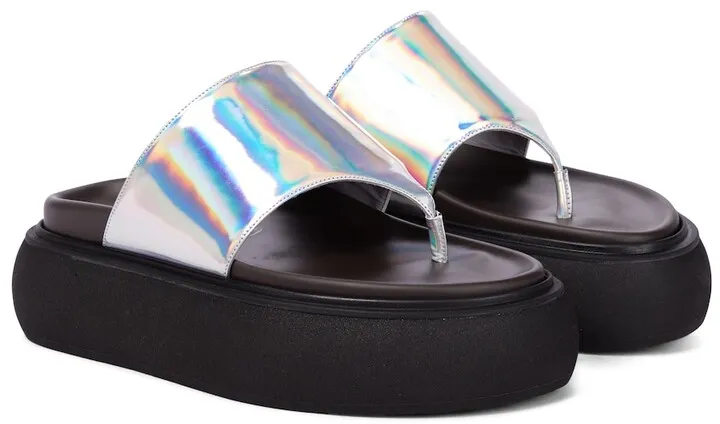 Selene leather thong sandals