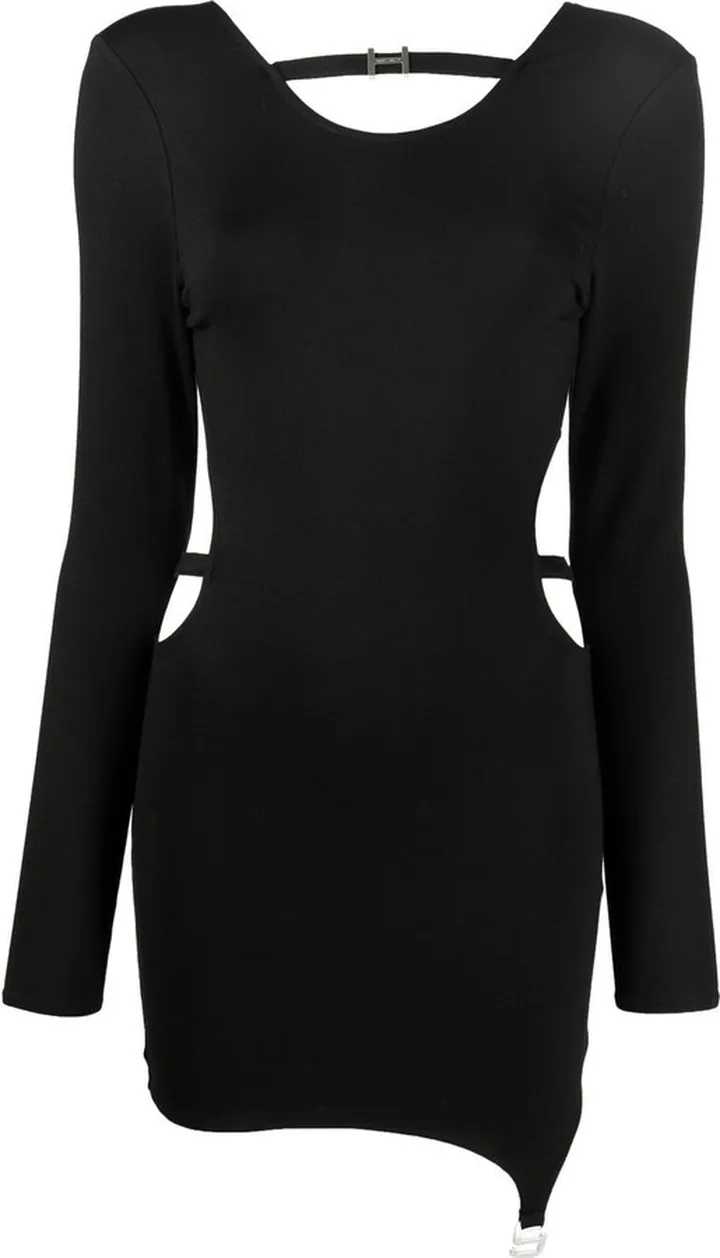 Orderly cut-out mini dress
