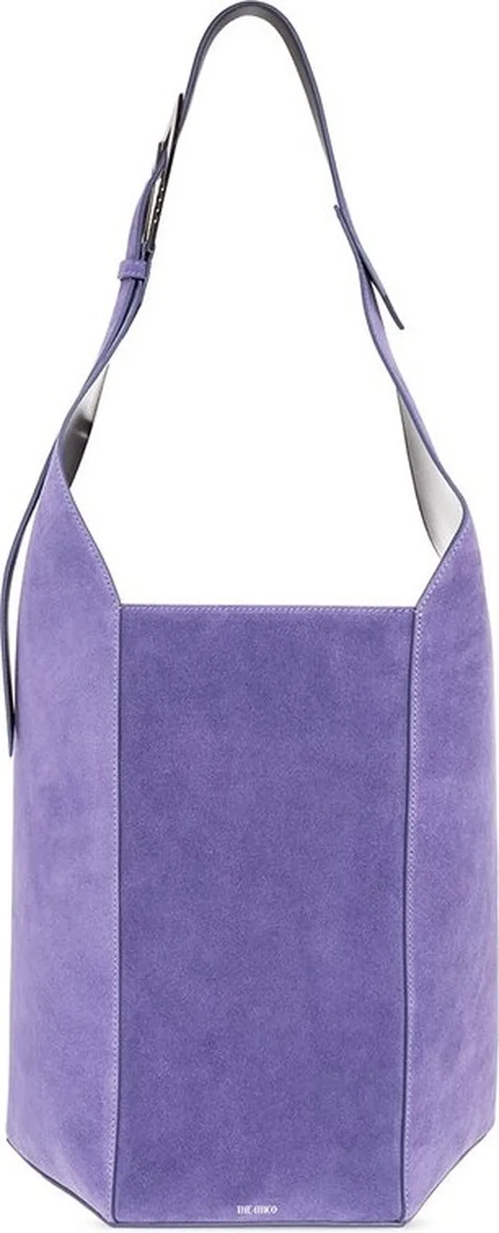 The Attico 12PM Logo Printed Panelled Tote Bag