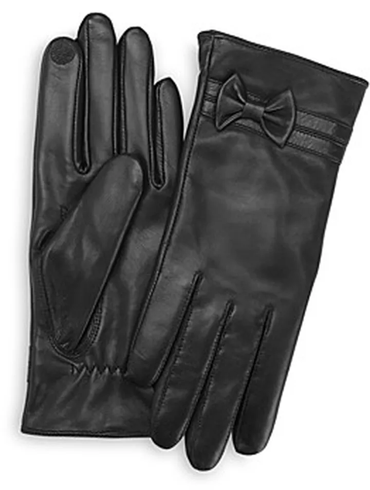 Royce New York Lambskin Leather Tech Gloves