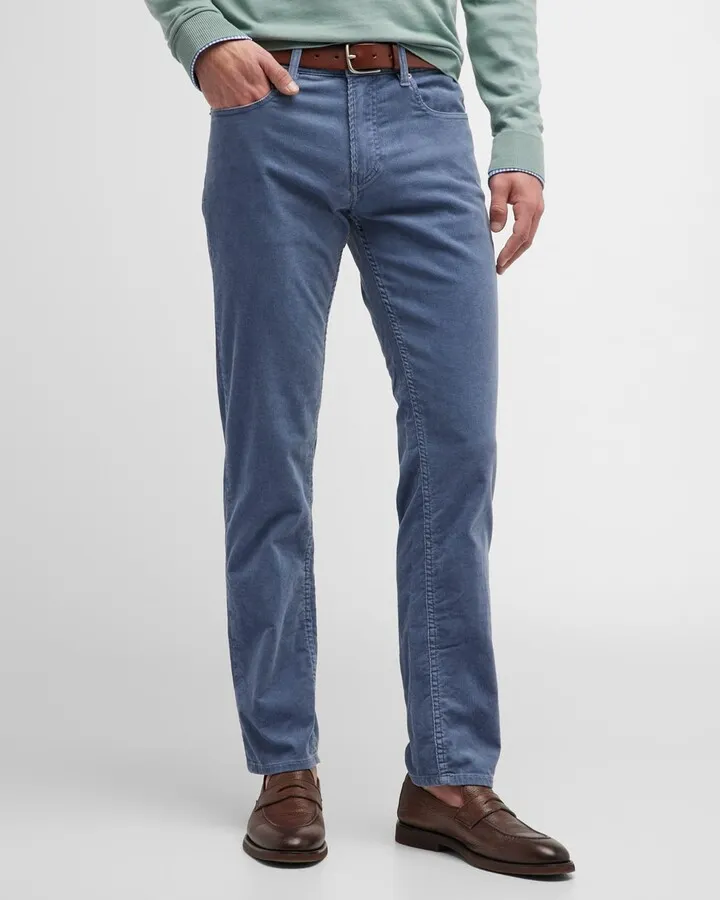 Men's Slim-Straight 5-Pocket Corduroy Pants
