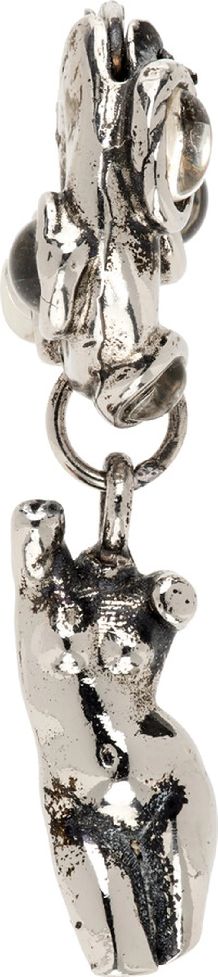 Acne Studios Silver Charm Earring