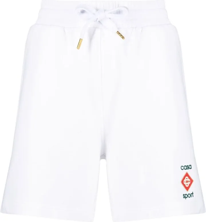 Logo-Embroidered Organic Cotton Shorts