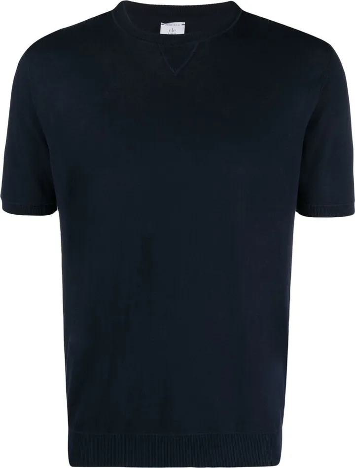 fine knit cotton T-shirt
