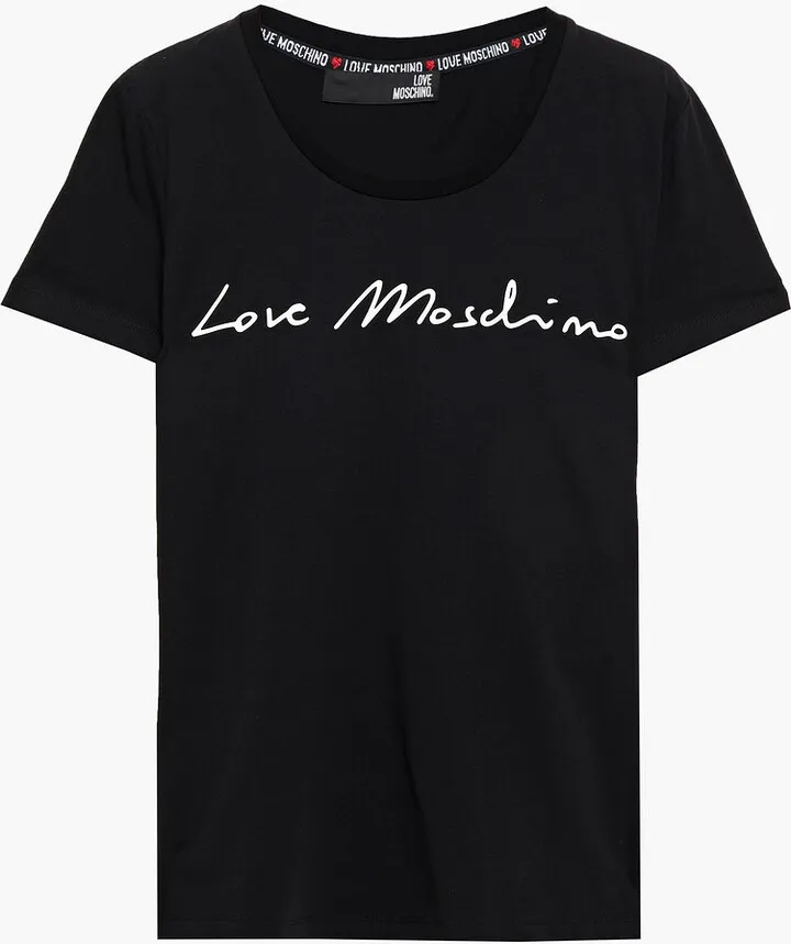 Printed stretch-cotton jersey T-shirt