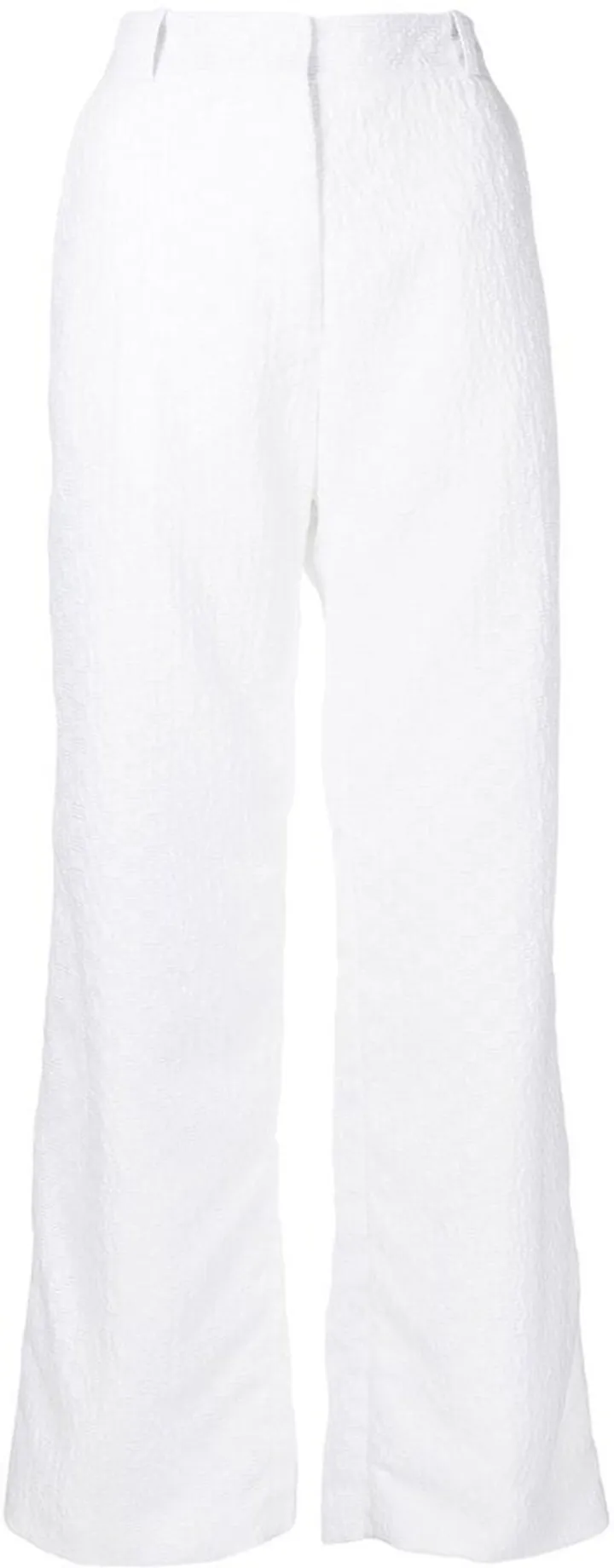Straight-Cut Leg Trousers